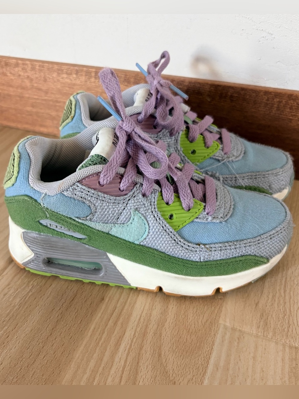Nike Air Sun Club Sneakers 12C Blue Green Purple